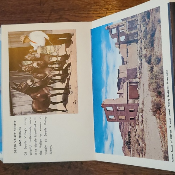 Vintage (Unused)Death Valley National Monument -14 Scenic Views Foldout Booklet - Picture 6 of 10